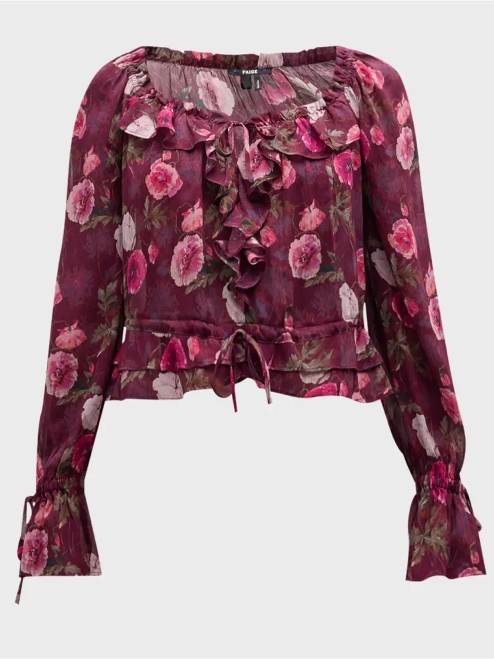 Paige Lanea Floral Ruffle Blouse - Picture 4 of 9